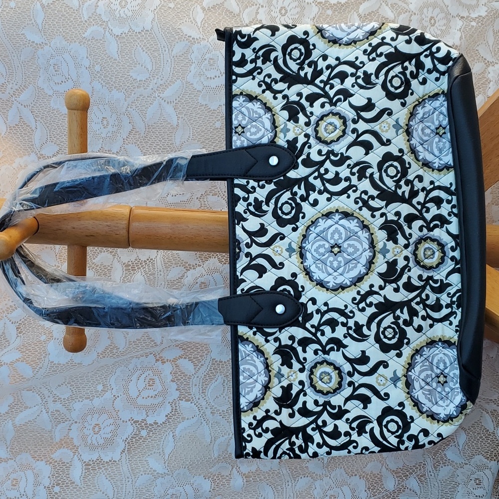 New Diamonds are Forever Tote bag zip pockets, zip closure from Celebrating Home